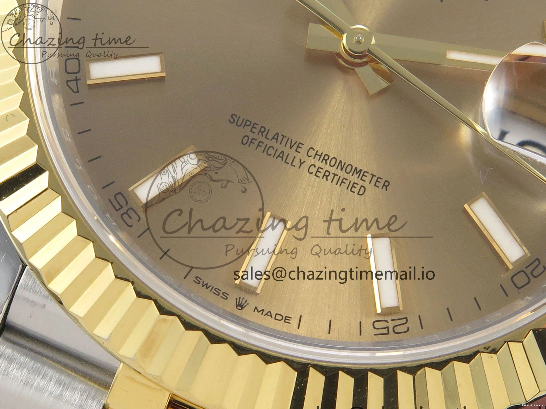 1227 DateJust 41 126333 SS YG ARF 1:1 Best Edition YG Stick Dial on Jubilee Bracelet SH3235 (Weighted) Effortless 216